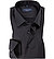 Hemd, Comfort Fit, Baumwolle, schwarz - schwarz