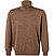 Rollkragenpullover, Merinowolle, karamell meliert - karamell