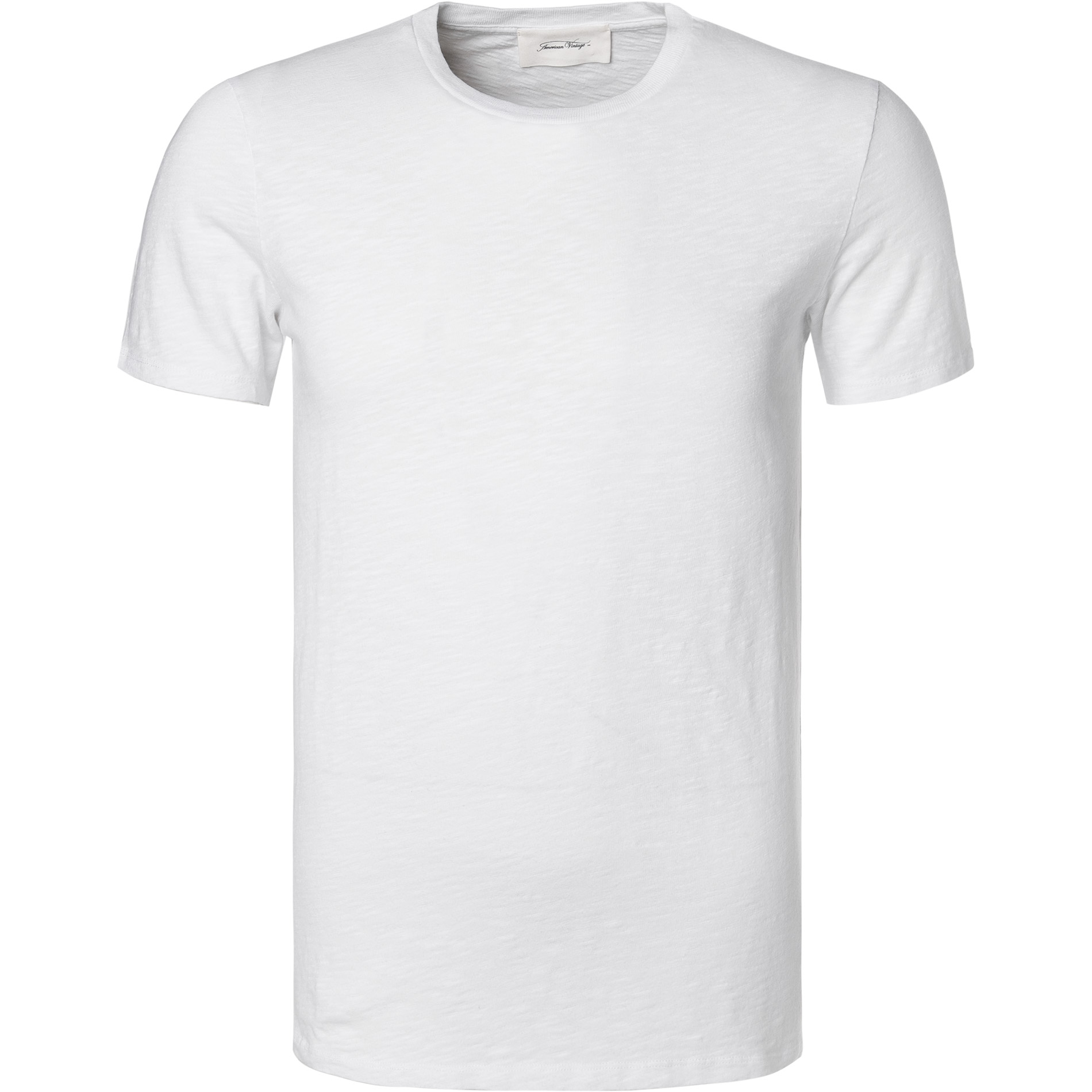 American Vintage Herren T-Shirt weiß meliert
