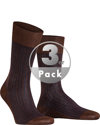 Falke Socken Oxford Stripe 3er Pack 13379/5540