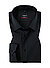 Hemd, Body Fit, Baumwolle, schwarz - schwarz