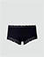 Panty mit Spitzendetails - schwarz