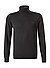Rollkragenpullover, Wolle, schwarz - schwarz