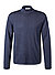Stehkragenpullover, Wolle, dunkelblau - dunkelblau