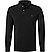Polo-Shirt, Custom Slim Fit, Baumwoll-Piqué, schwarz - black