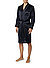 Hausmantel, Seide, navy - navy