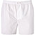 Boxershorts, Baumwolle, weiß - weiß