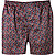 Boxershort, Seide, nachtblau-bordeaux gemustert - nachtblau-bordeaux