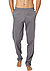 Pyjamahose, Baumwolle, grau - grau