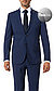 Sakko, Slim Fit, Wolle, dunkelblau - dunkelblau