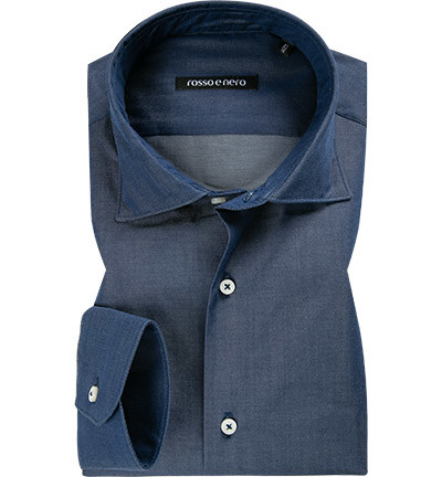 rosso e nero Hemd A97 ME/blau