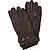 Handschuhe, Ziegenleder, dunkelbraun - dunkelbraun