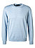 Pullover, Merinowolle, hellblau meliert - dolphine