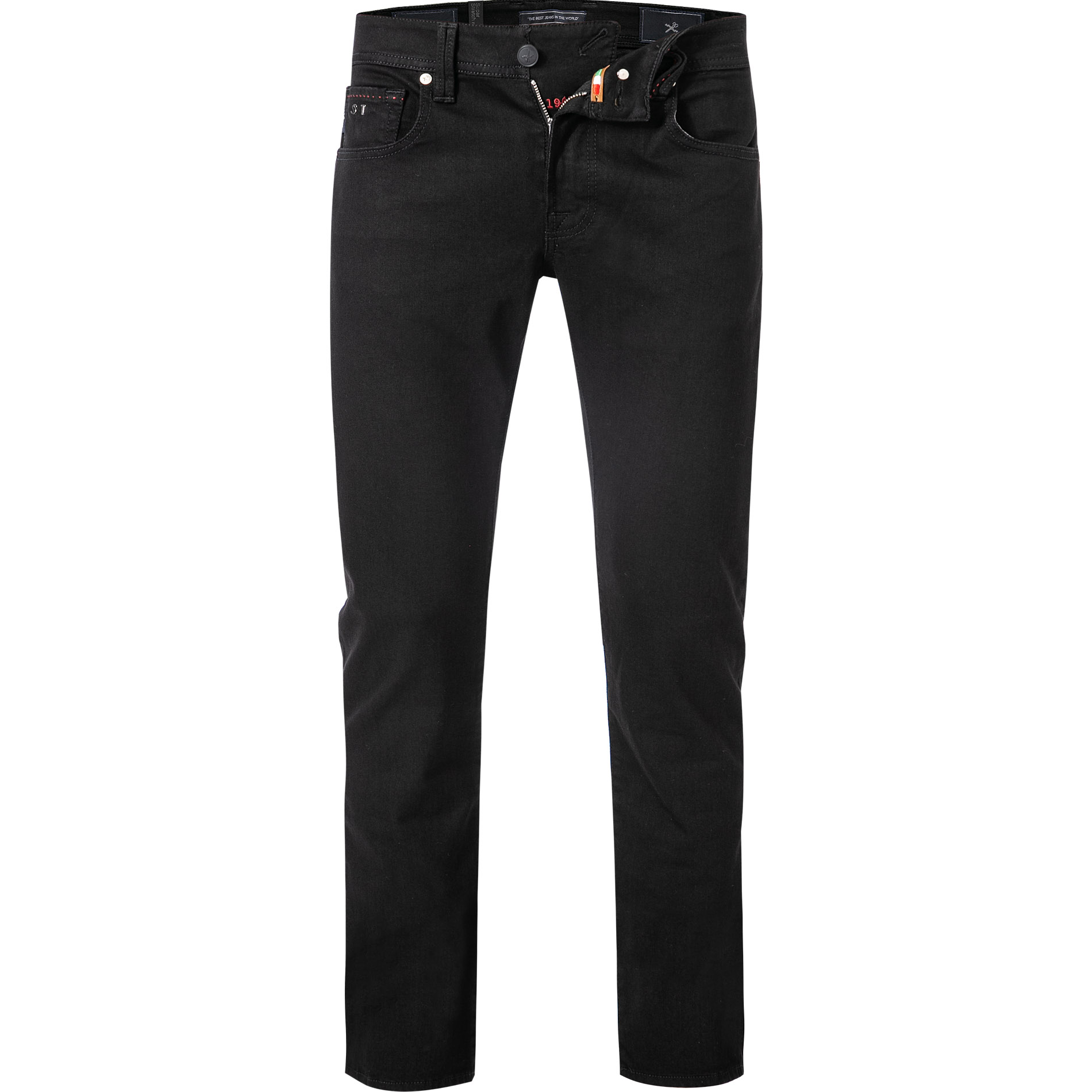 tramarossa Herren Jeans schwarz