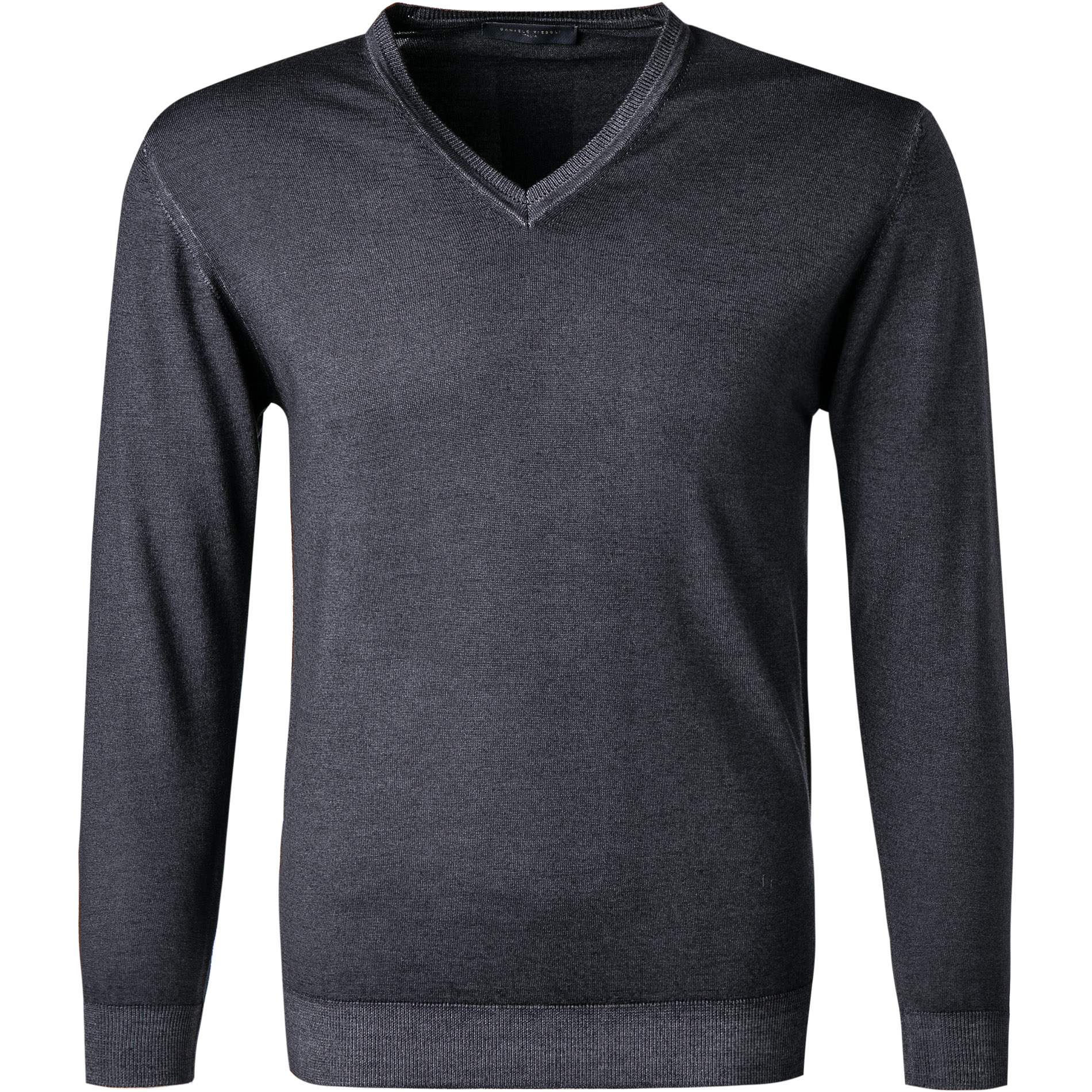 DANIELE FIESOLI Herren Pullover grau unifarben