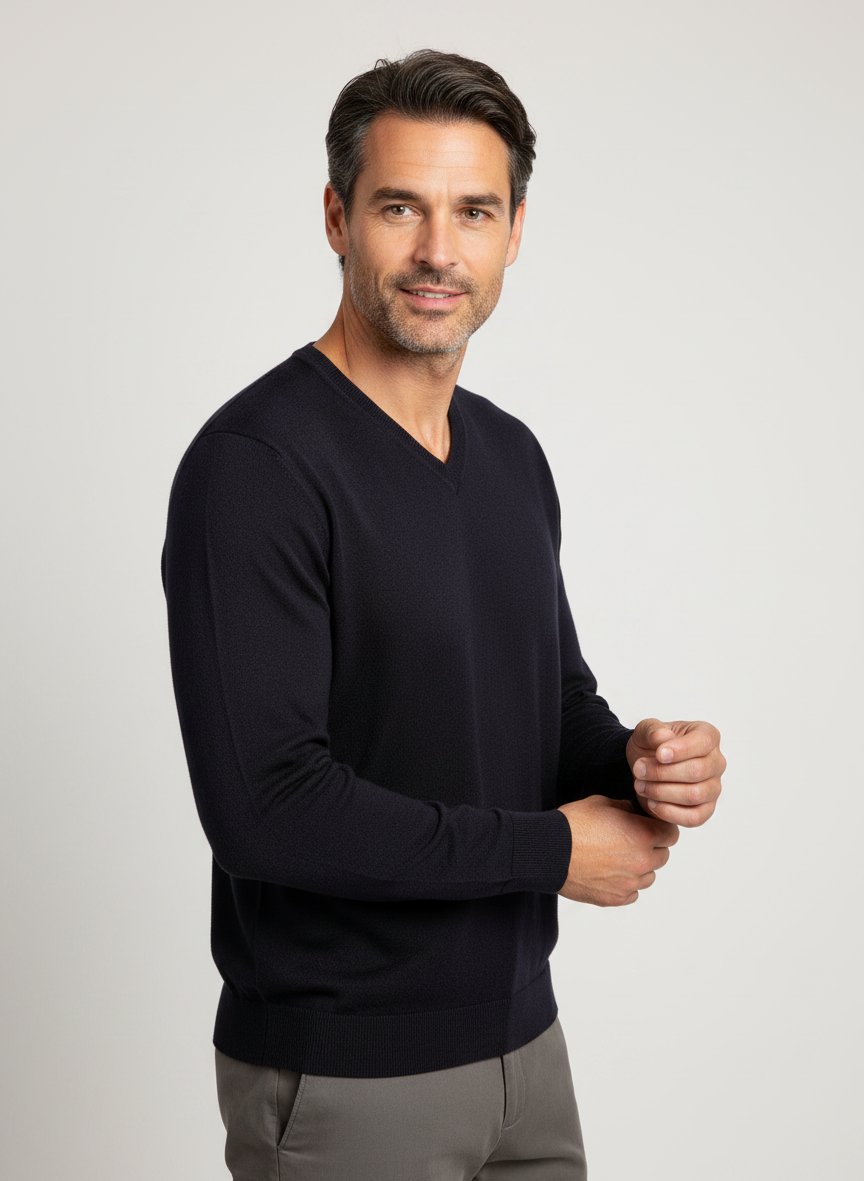 Pullover, Merinowolle, anthrazit