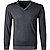 Pullover, Merinowolle, anthrazit - anthrazit