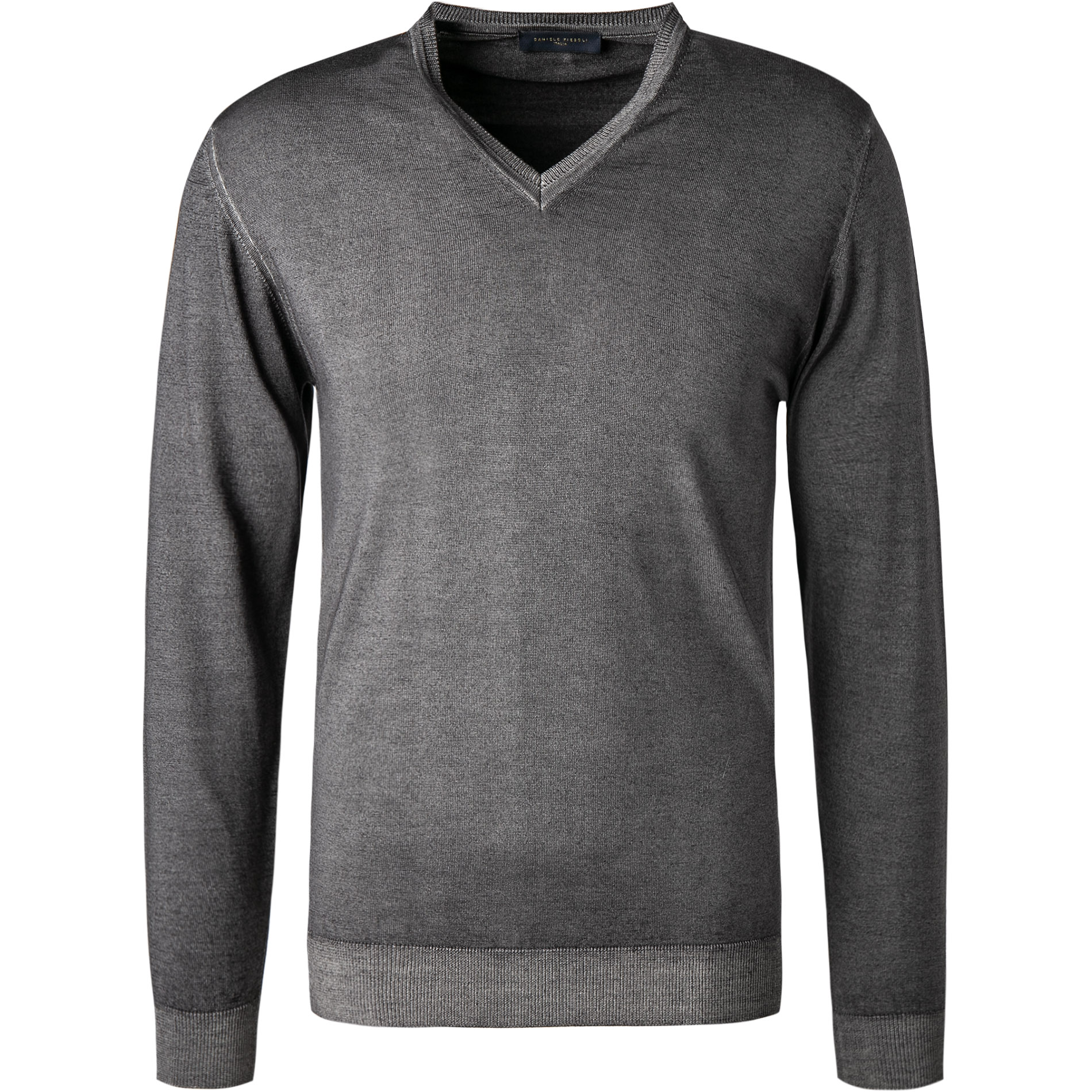 DANIELE FIESOLI Herren Pullover grau unifarben