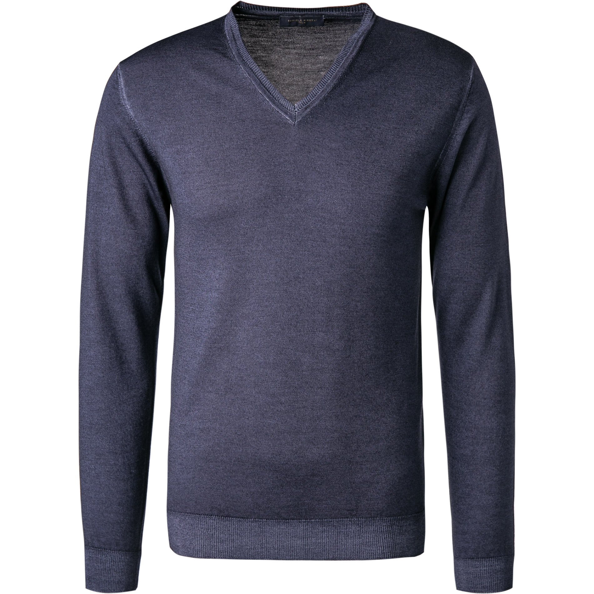 DANIELE FIESOLI Herren Pullover blau unifarben