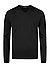 Pullover, Easy Fit, Merinowolle Extrafein, anthrazit meliert - black