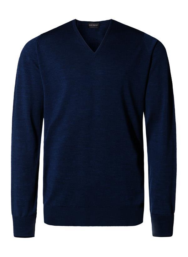 John Smedley V-Pullover Bobby navy Image 0