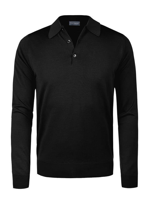 John Smedley Polo Pullover Dorset black