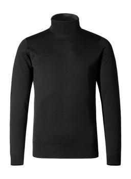 Stylingtipps Beschreibungsbild von John Smedley Rollkragen Cherwell black