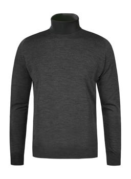 Stylingtipps Beschreibungsbild von John Smedley Rollkragen Cherwell charcoal