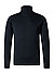 Rollkragenpullover, Standard Fit, Merinowolle Extrafein, nachtblau - midnight