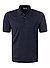 Polo-Shirt, Easy Fit, Sea Island Cotton-Strick, navy - navy