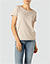 T-Shirt aus Bio Baumwolle - beige