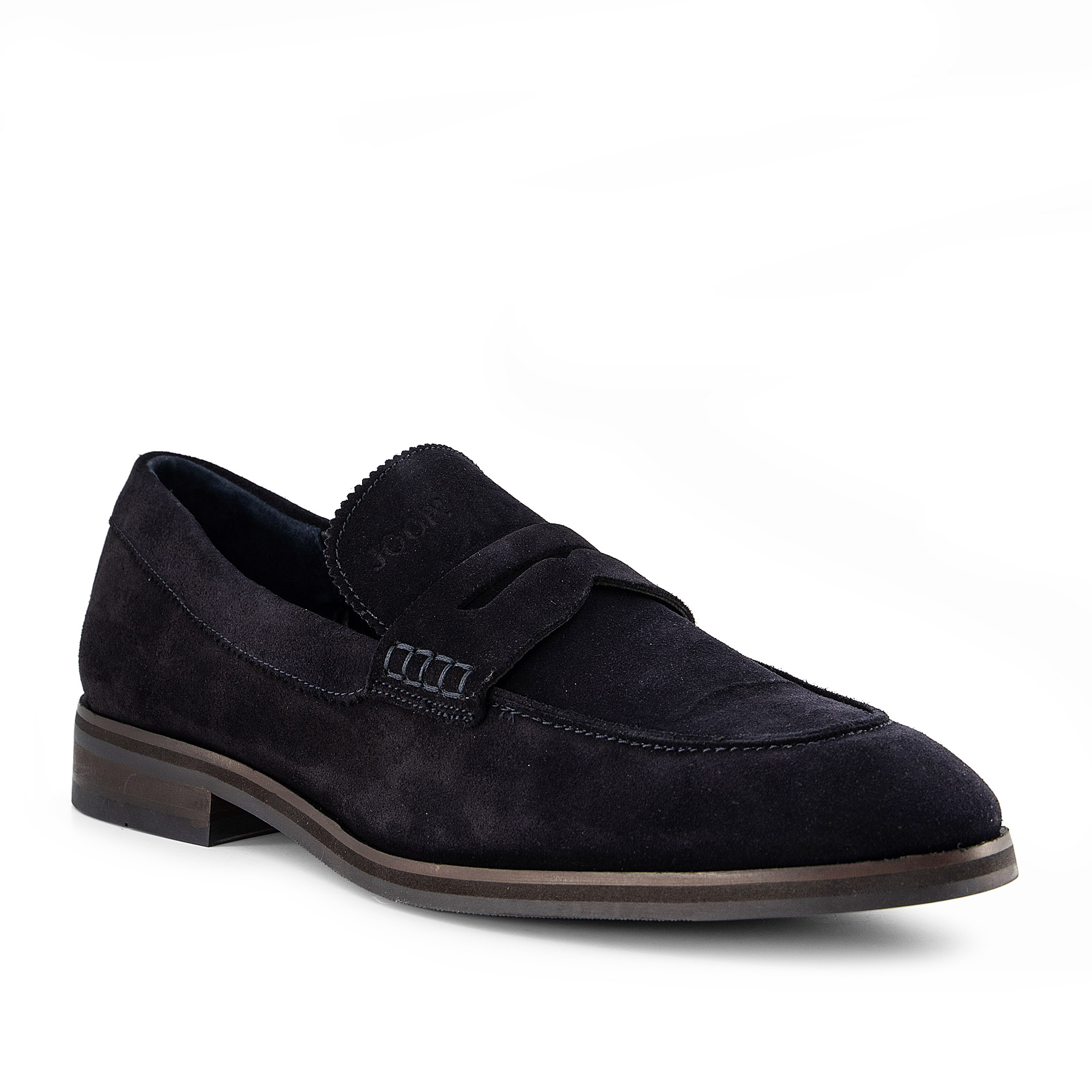 JOOP! Herren Loafer blau Velours