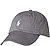 Cap, Baumwolle, graphit - grau-weiß