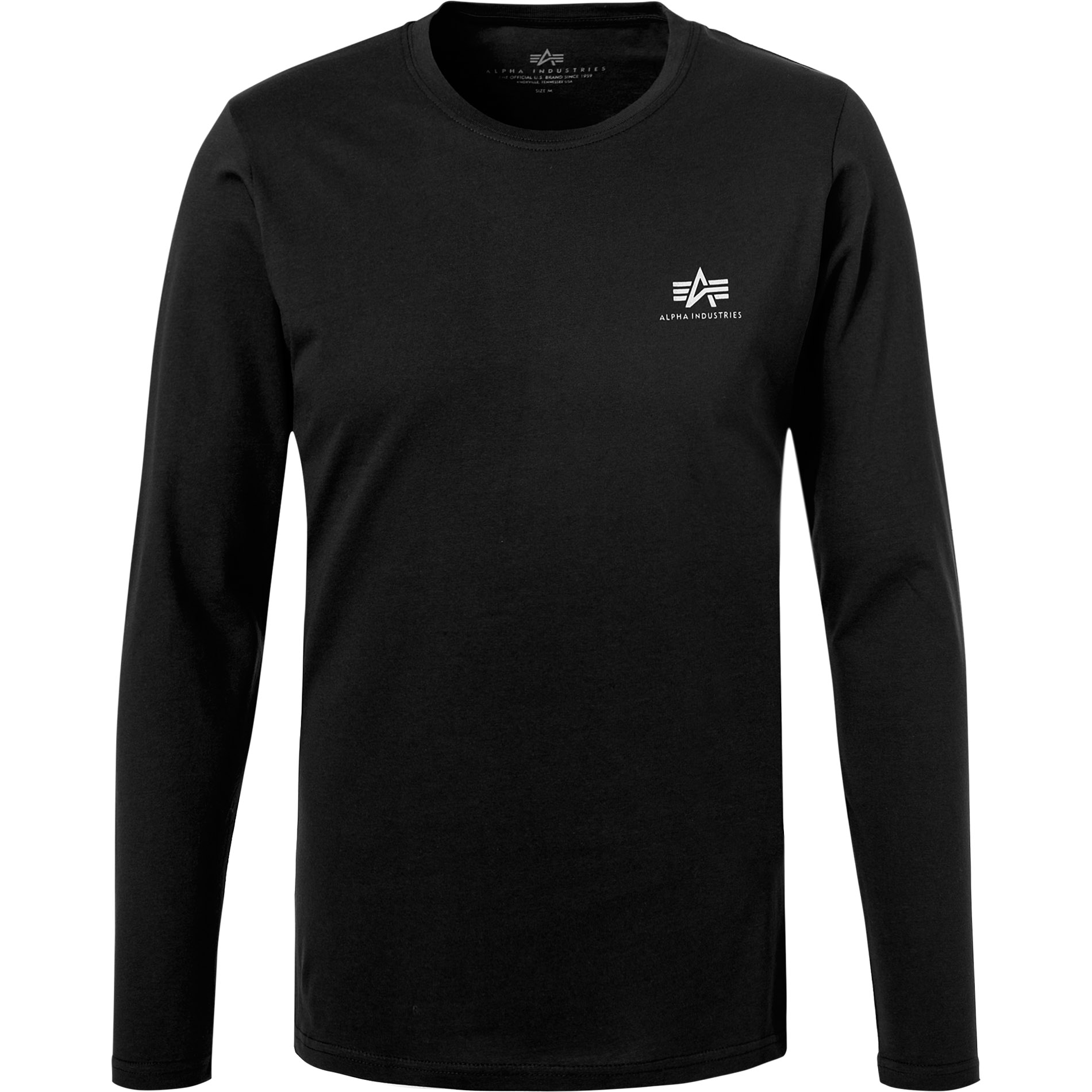 ALPHA INDUSTRIES Herren Longsleeve schwarz