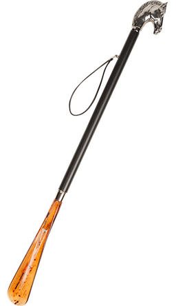 Stylingtipps Beschreibungsbild von Design Schuhanzieher 70 cm Pferdekopf 9634005