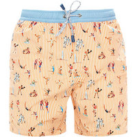 MC ALSON Badeshorts S4313/orange-blau