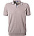 Polo-Shirt, Baumwoll-Strick, taupe meliert - taupe