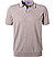 Polo-Shirt, Baumwoll-Strick, taupe meliert - taupe