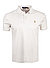 Polo-Shirt, Custom Slim Fit, Baumwoll-Jersey, beige meliert - beige meliert