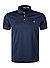 Polo-Shirt, Custom Slim Fit, Baumwoll-Jersey, dunkelblau - navy