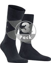 Burlington Socken Kingston 3er Pack 21050/3000