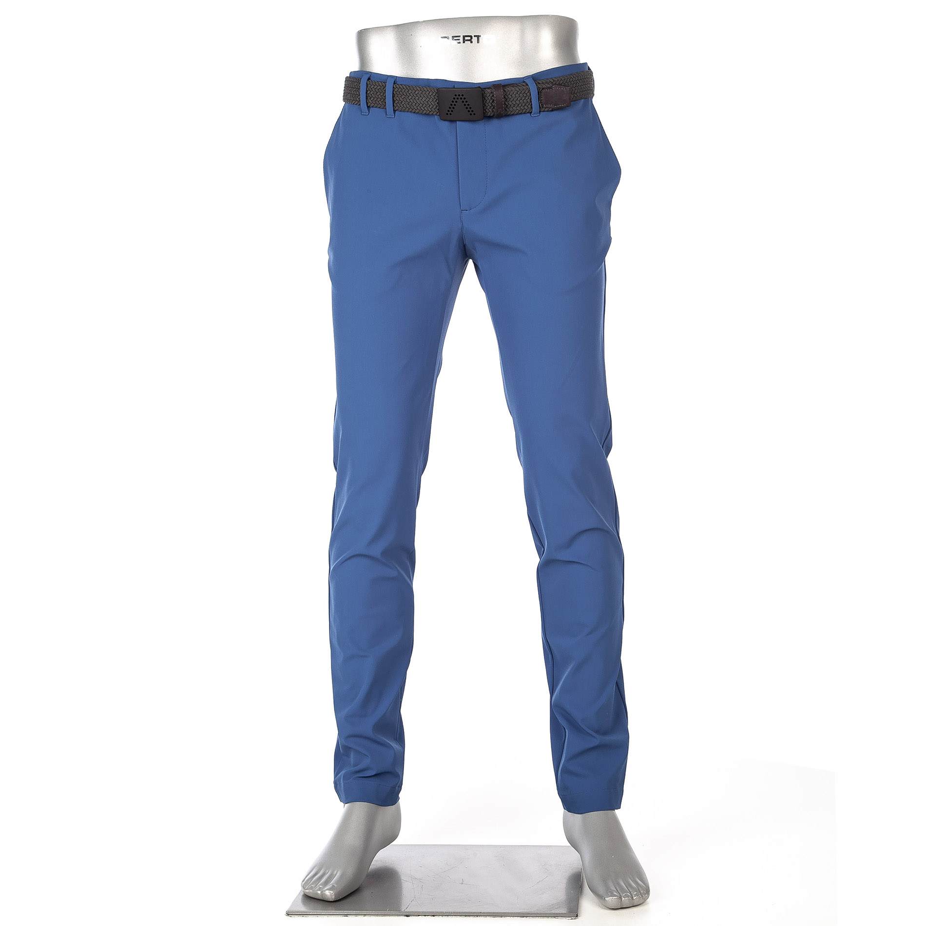 Alberto Golf Herren Golfhose Blau Slim Fit