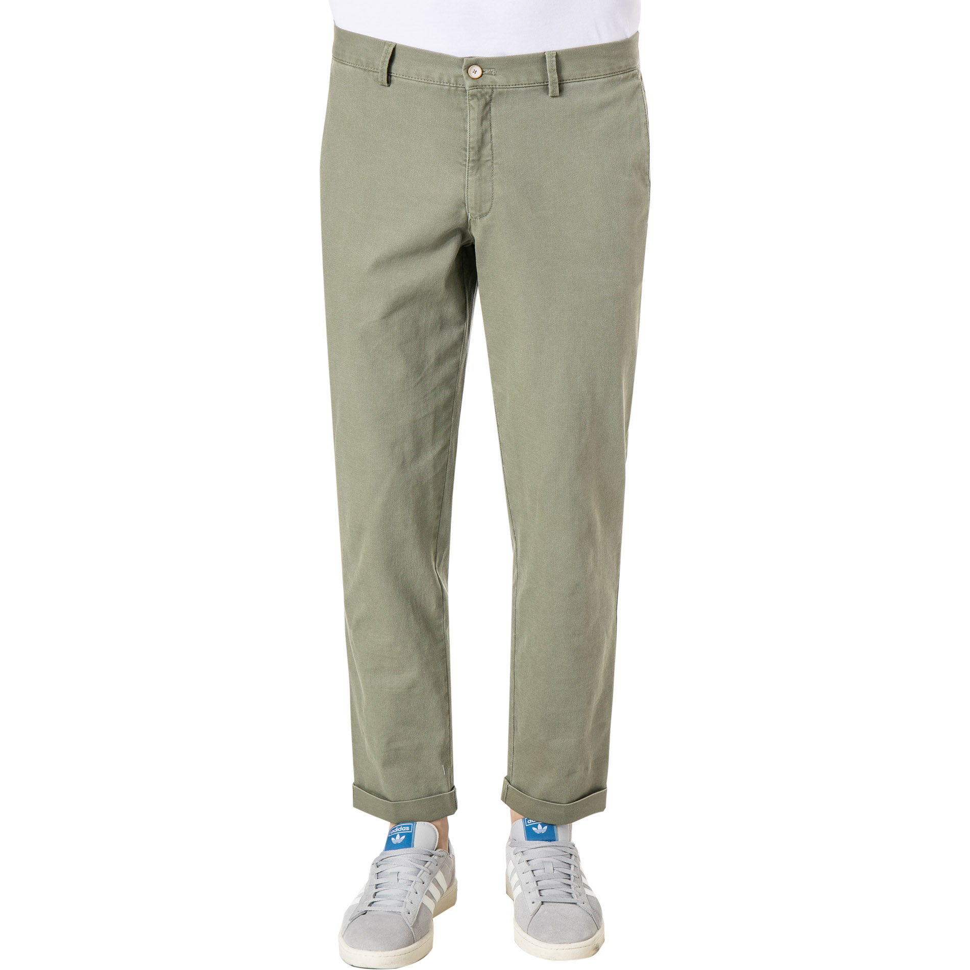 HILTL Herren Hose grün Baumwolle