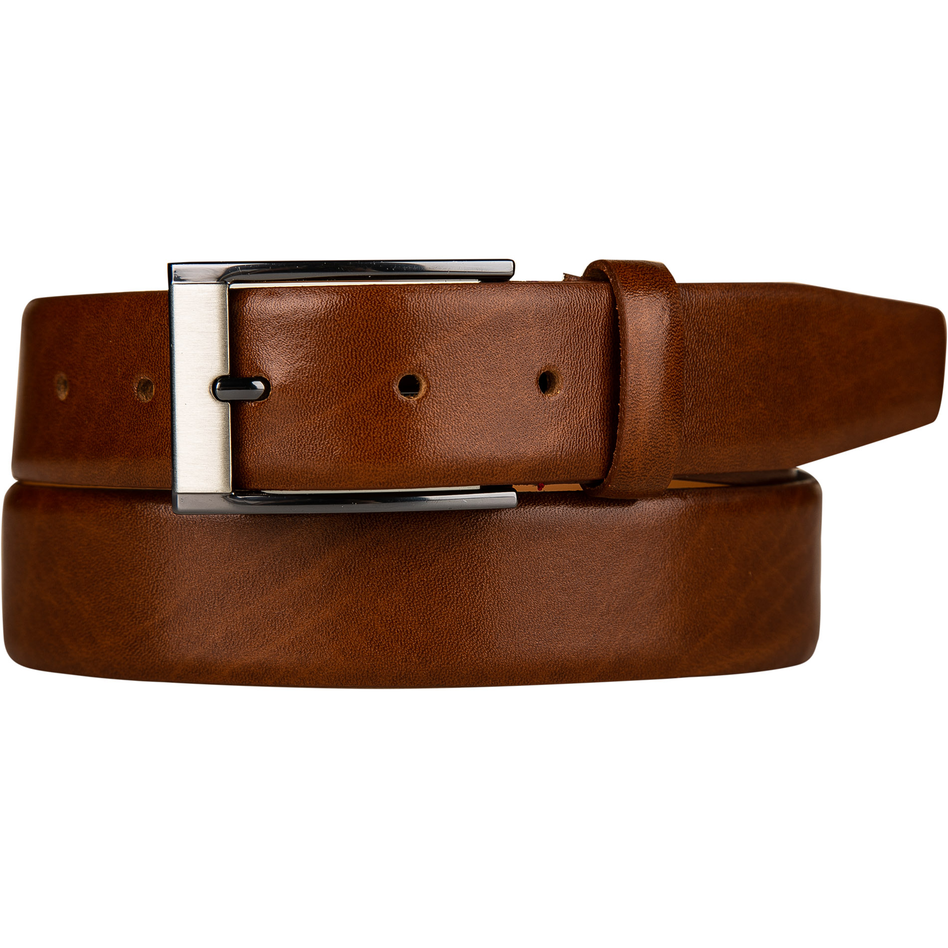 Pierre Cardin Herren Gürtel braun Glattleder