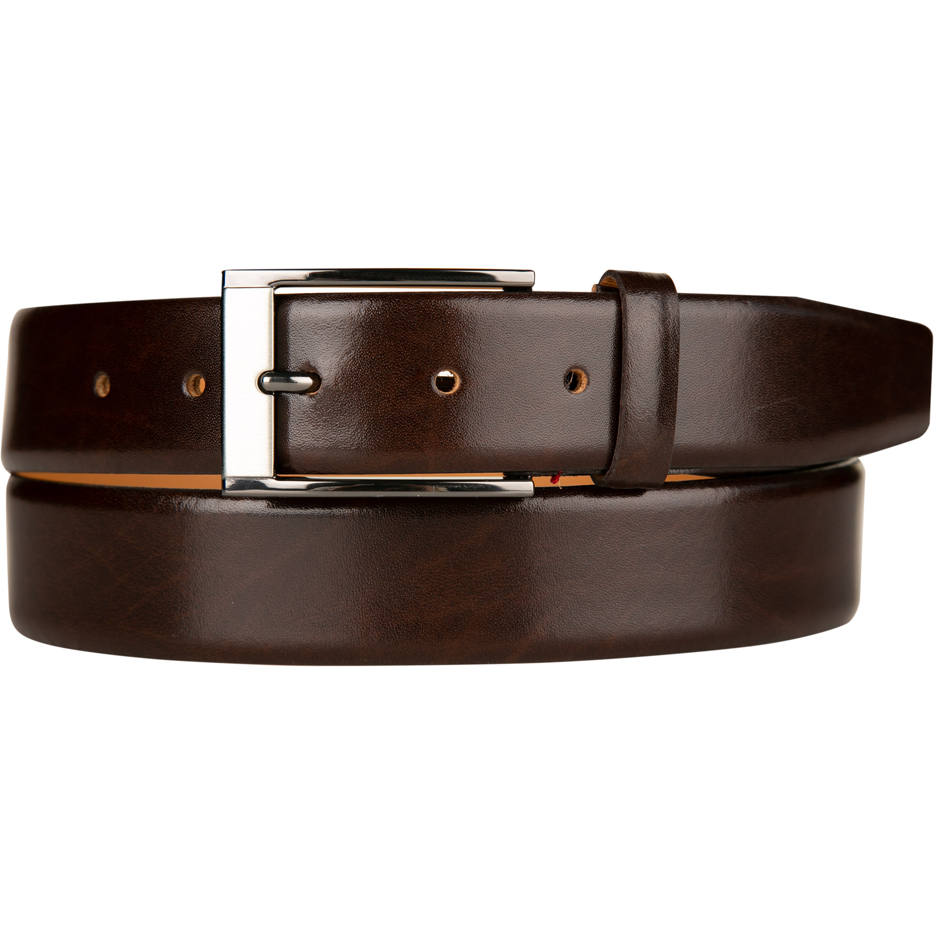 Pierre Cardin Herren Gürtel braun Glattleder
