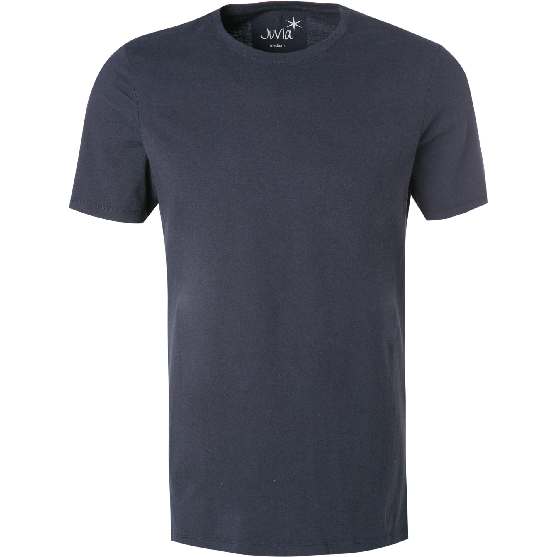JUVIA Herren T-Shirt blau Baumwolle