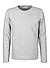 Sweatshirt, Baumwolle, grau meliert - grau