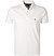 Polo-Shirt, Slim Fit, Bio Baumwoll-Piqué, weiß - weiß