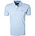 Polo-Shirt, Slim Fit, Baumwoll-Piqué, himmelblau - himmelblau