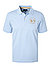 Polo-Shirt, Regular Fit, Baumwoll-Piqué, hellblau - hellblau